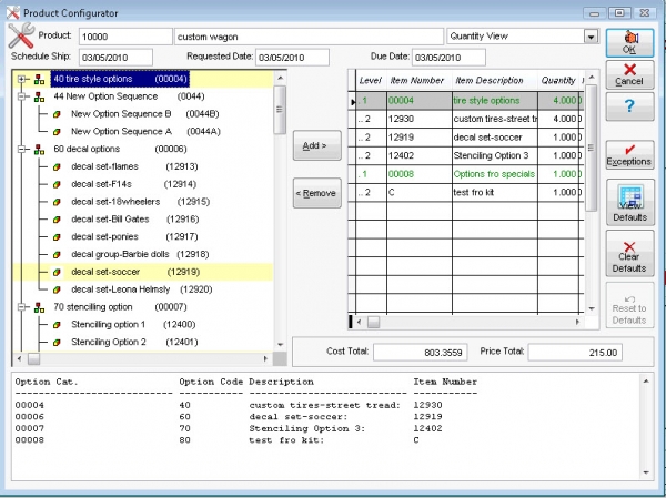 WinMAGI - Product Configurator